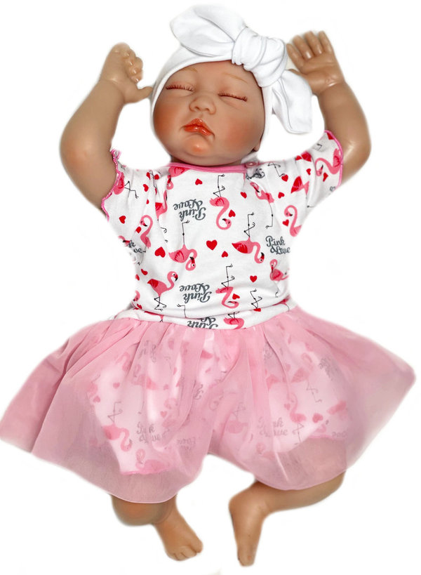 Baby Mädchen Sommer Kleid mit Tüll "Flaming"
