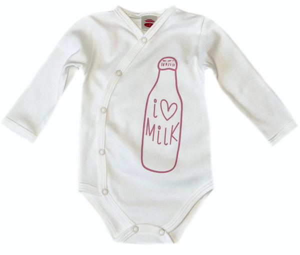Baby Mädchen Wickelbody "Milk Girl"