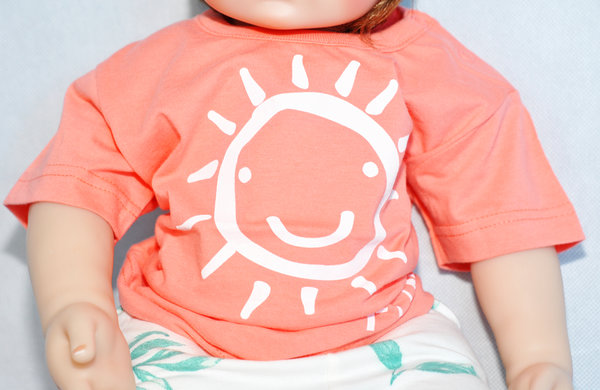 Baby Mädchen T-Shirt "Sun and Fun"