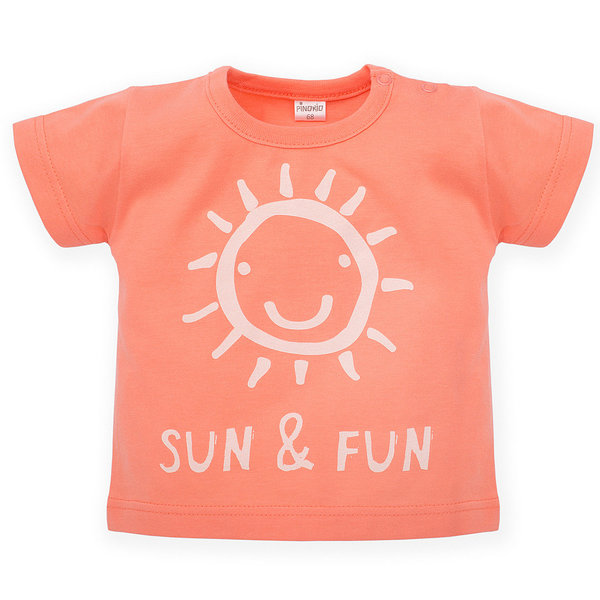 Baby Mädchen T-Shirt "Sun and Fun"