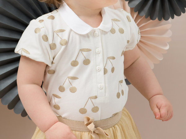 Baby Mädchen eleganter Body mit Kragen "Princess"