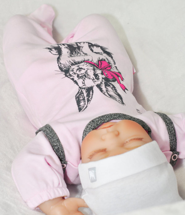Baby Mädchen Set:  Langarm Shirt und Strampler "Anitka"