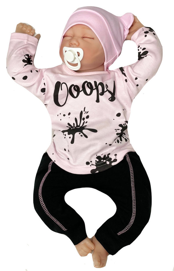 Baby Mädchen Set Shirt Pumphose "OOPS"