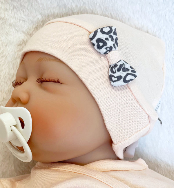 Baby Mädchen Mütze mit Schleife "Pola"