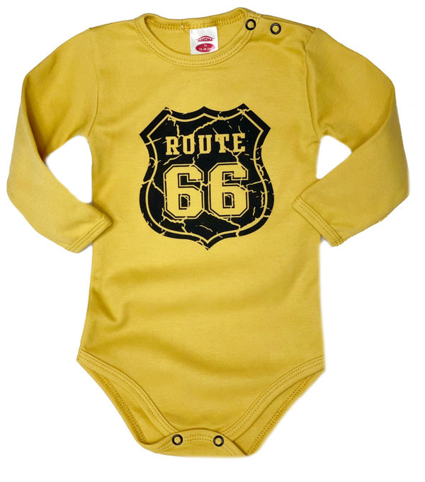 Baby Jungen / Mädchen Langarm Body "Route66"