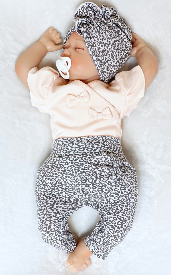 Baby Mädchen Set: Hose und Kurzarm Body "Pola"