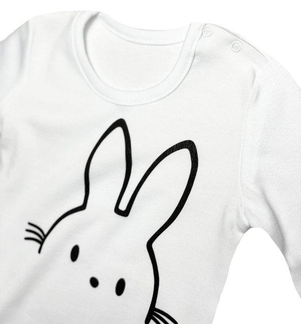 Baby Jungen / Mädchen Langarm Body "Bunny"