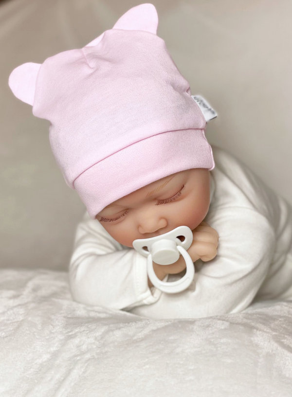 Baby Mädchen Mütze mit Öhrchen "Sweet Baby"