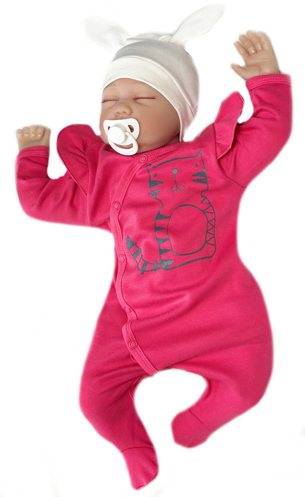 Baby Mädchen Strampler mit Volant "Frisky"